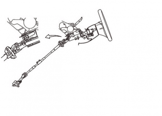 Cột lái tự đổ